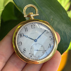Cartier EWC Pocket Watch – 18K Gold Vintage Timepiece