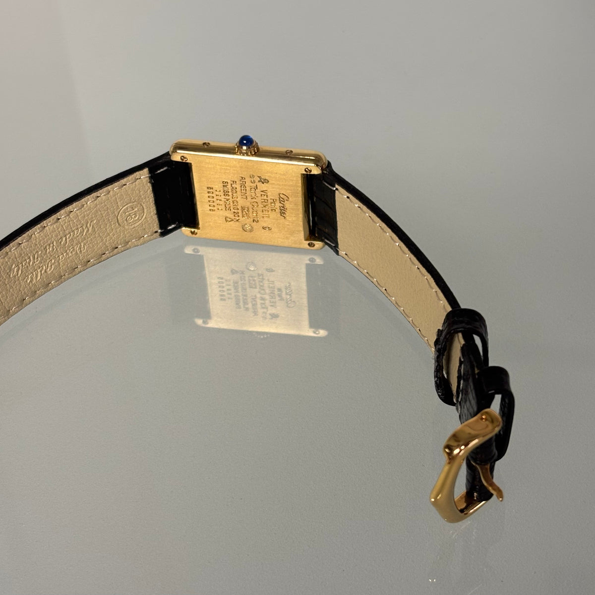 Cartier Tank Breguet GM with original buckle
