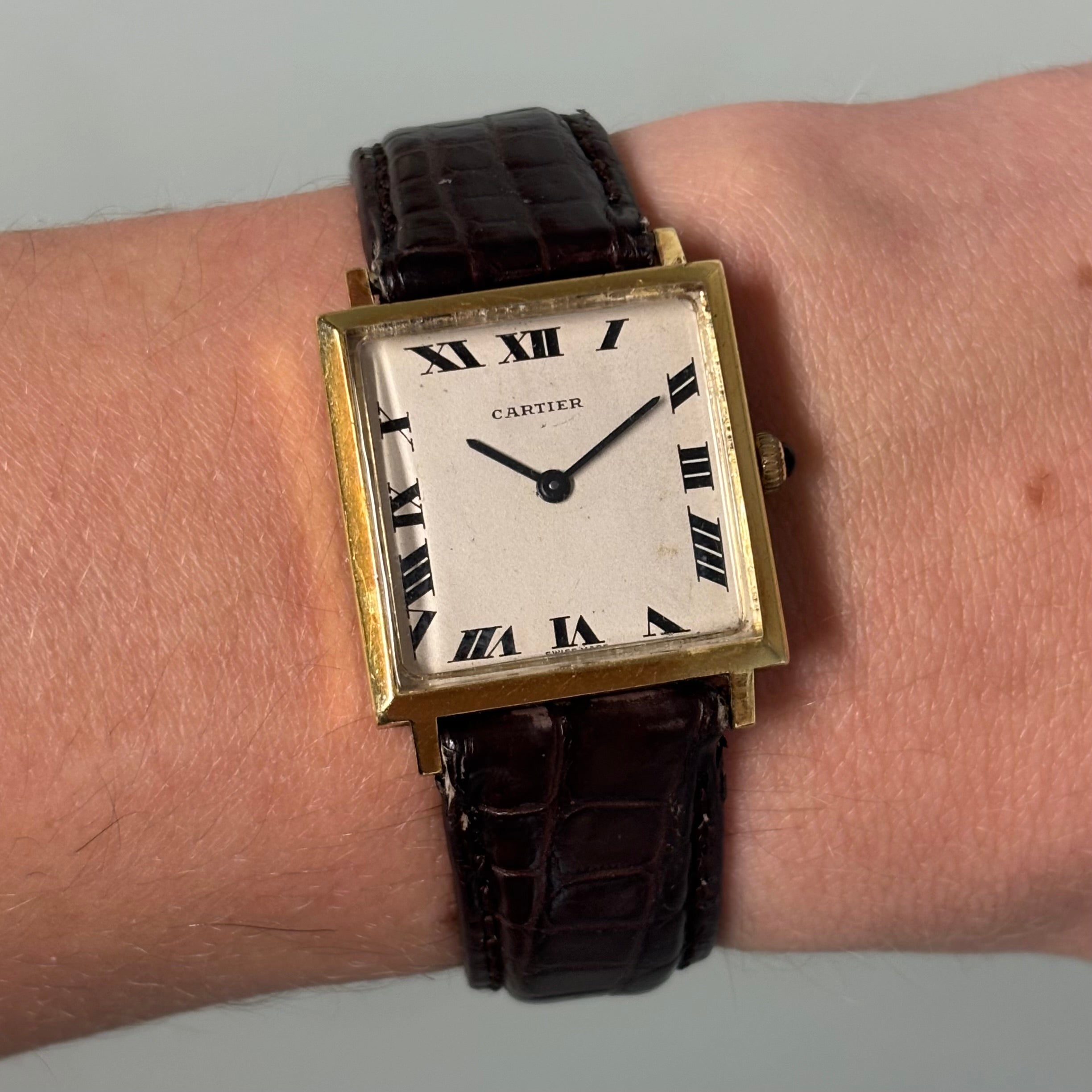 Cartier Bueche Girod 18k Square Tank
