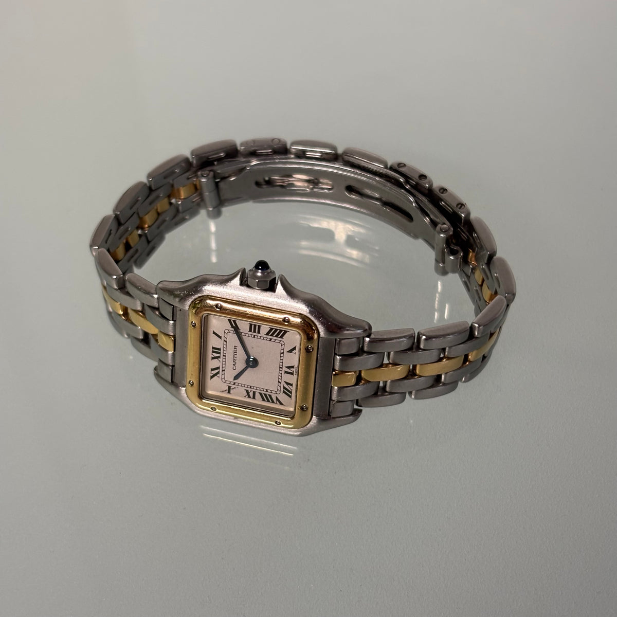 Cartier Panthère Gold/Steel 1-row bracelet