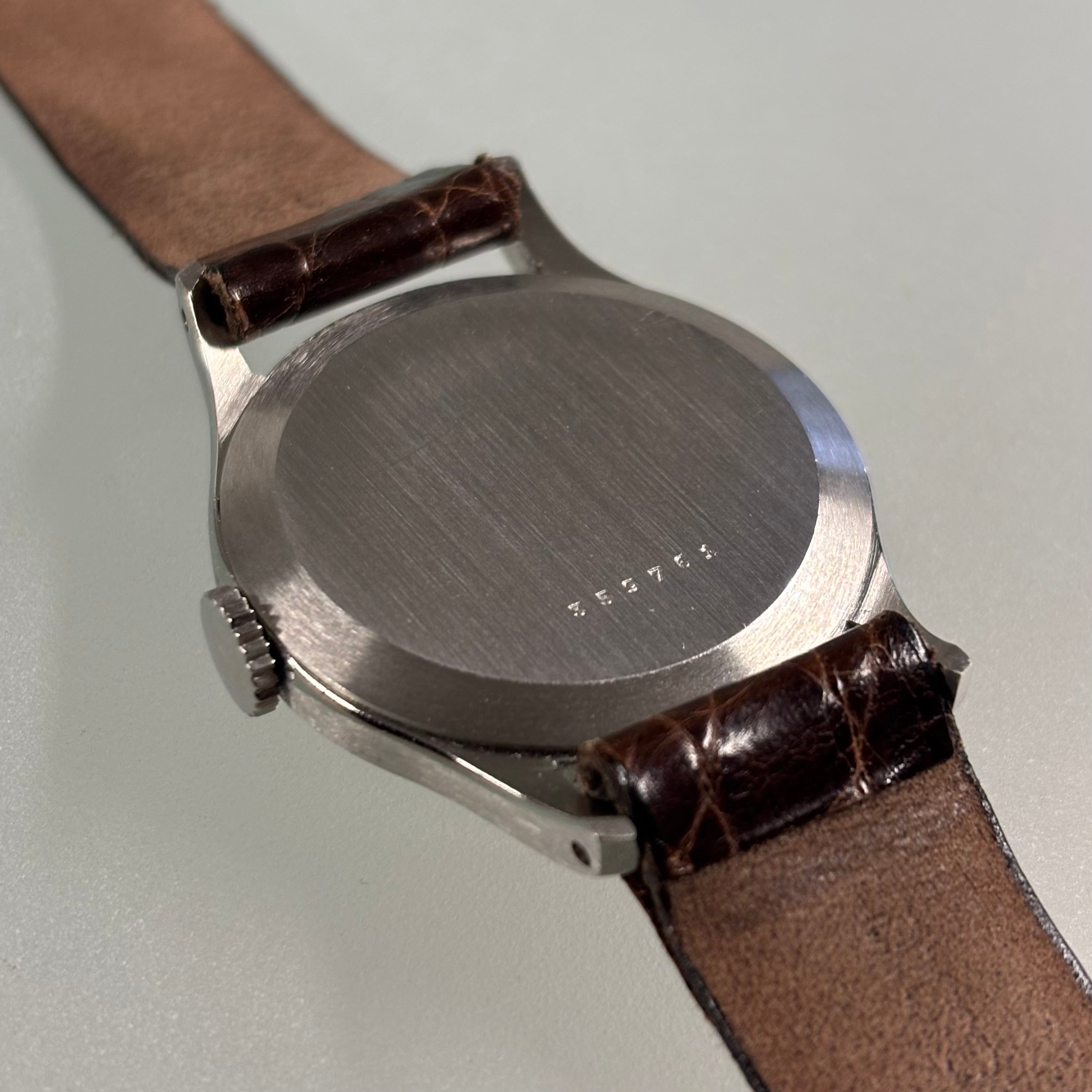 Cartier EWC Wristwatch – Steel Case with Patina Dial