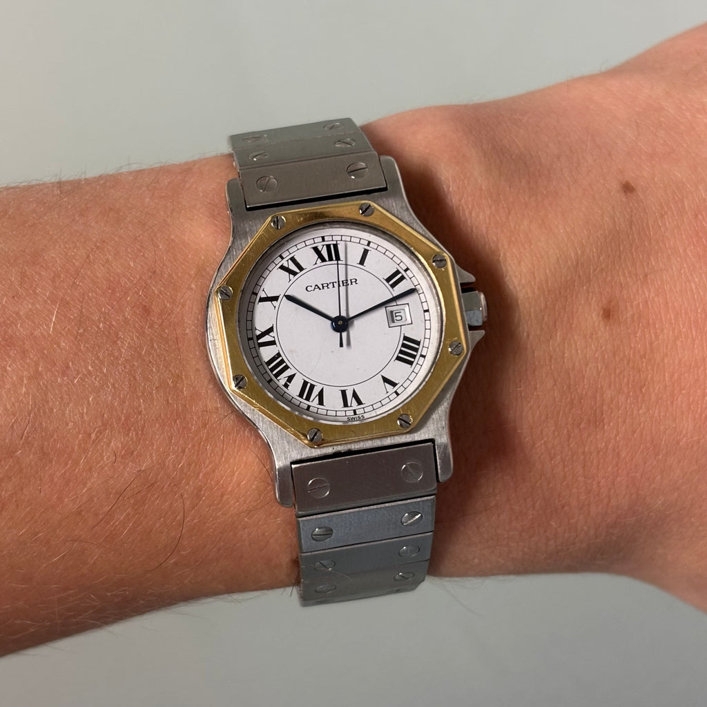 Cartier Santos Octagon GM with bracelet