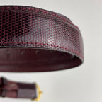 Must de Cartier C-Decor Belt – Bordeaux Leather, Size 91–99 cm