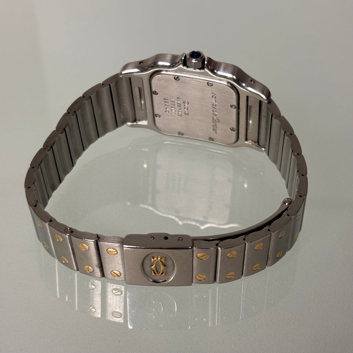Cartier Santos Galbée GM Gold/Steel