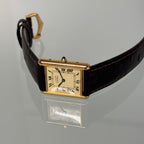 Cartier Tank champagne GM with original buckle