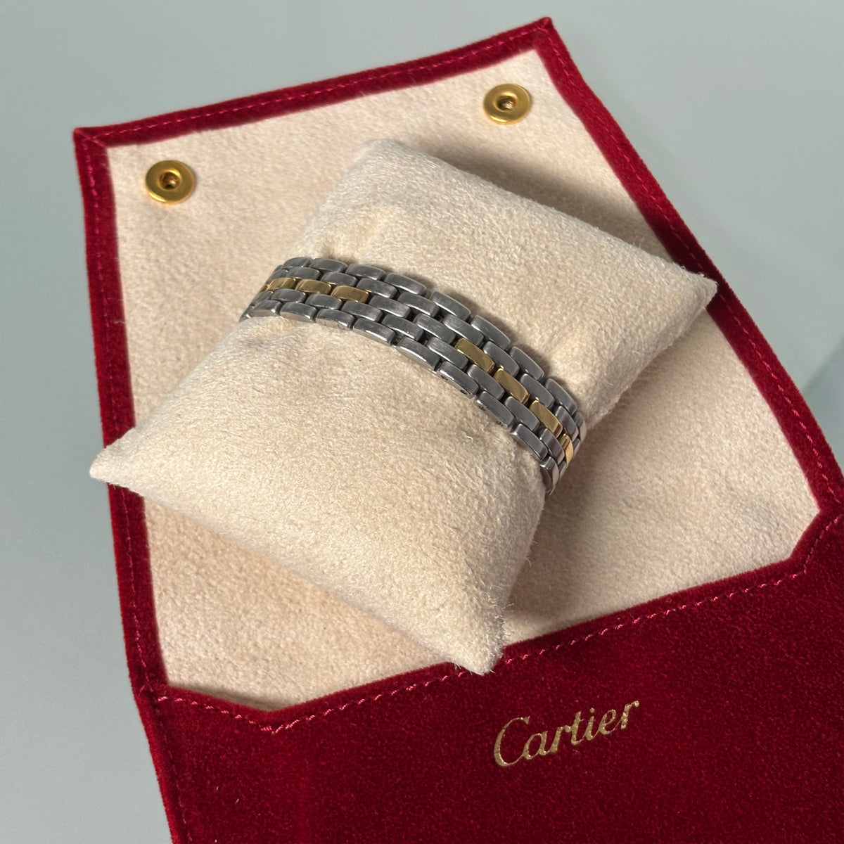 Cartier Panthère Gold/Steel 1-row bracelet