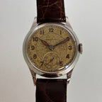 Cartier EWC Wristwatch – Steel Case with Patina Dial