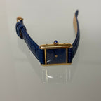 Cartier Tank Lapis lacquer PM with original buckle