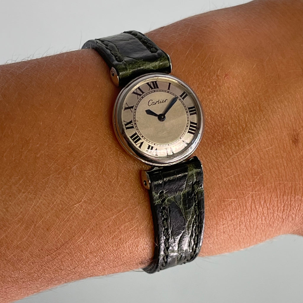 Cartier x Jaeger LeCoultre Steel Duoplan