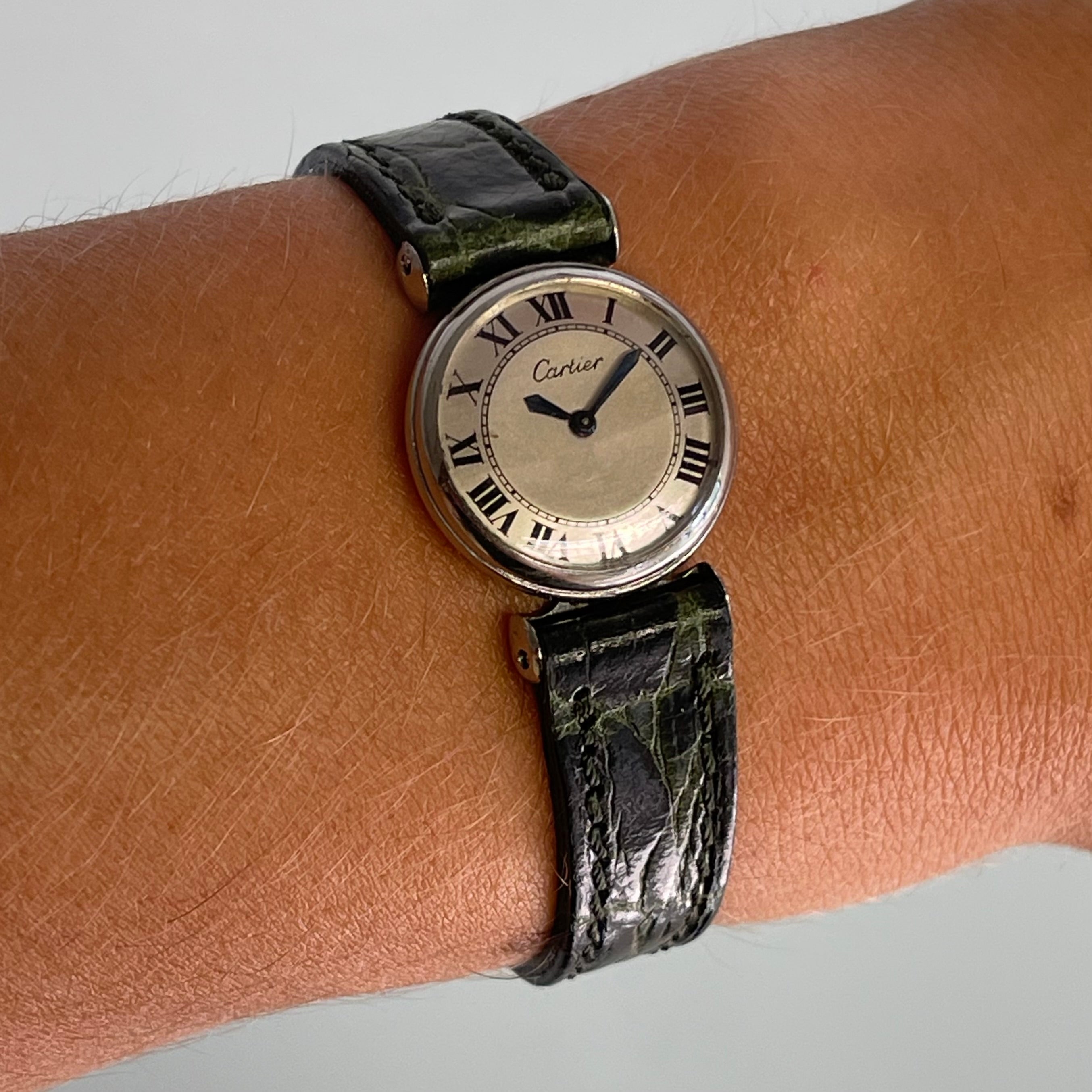 Cartier x Jaeger LeCoultre Steel Duoplan