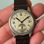 Movado Sector dial with purple hands