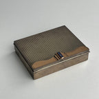 Big Cartier Pill Box (1938) – 14K Rose Gold & Sapphire Accents