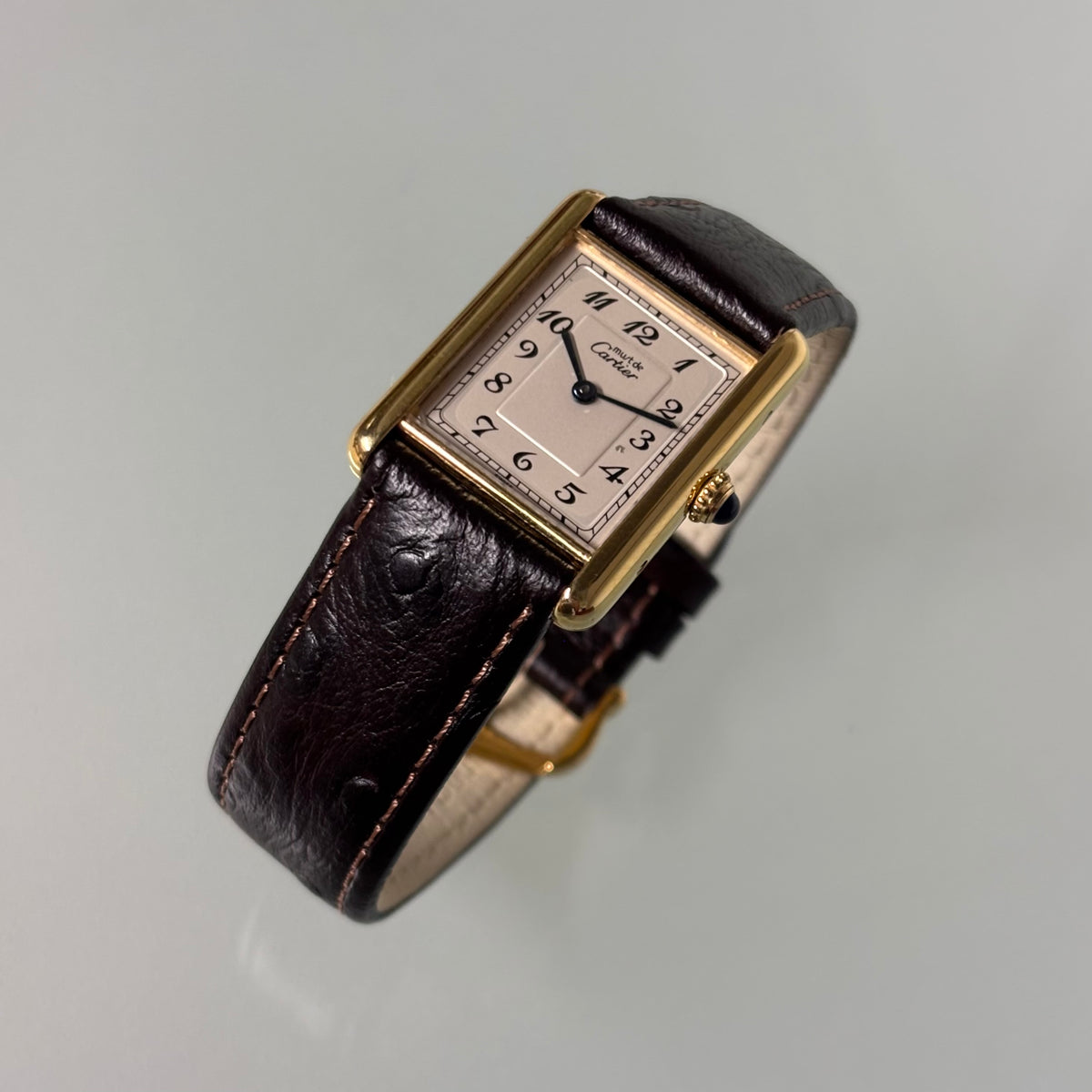 Cartier Tank Breguet GM with original buckle