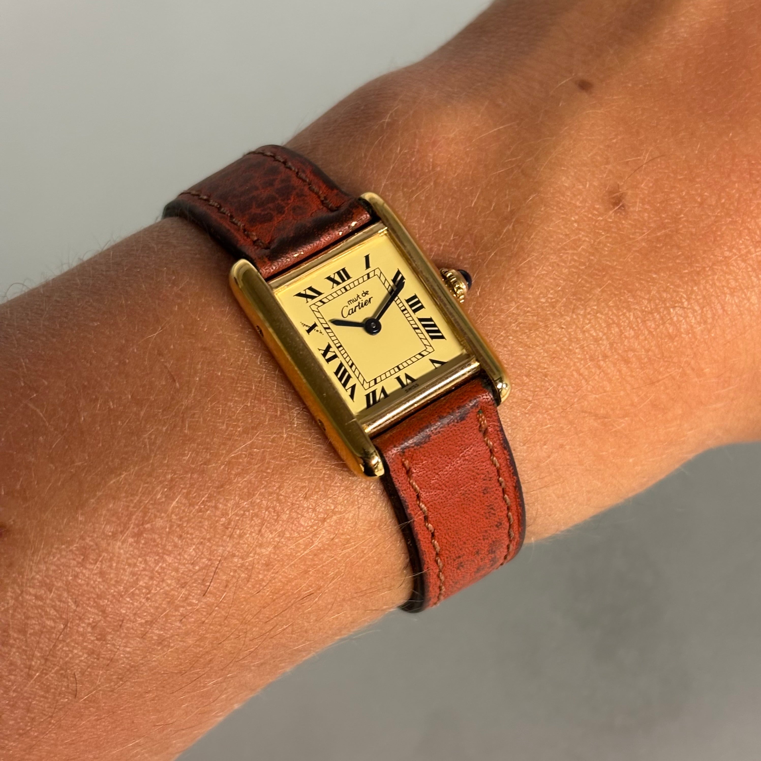Cartier Tank PM with buckle