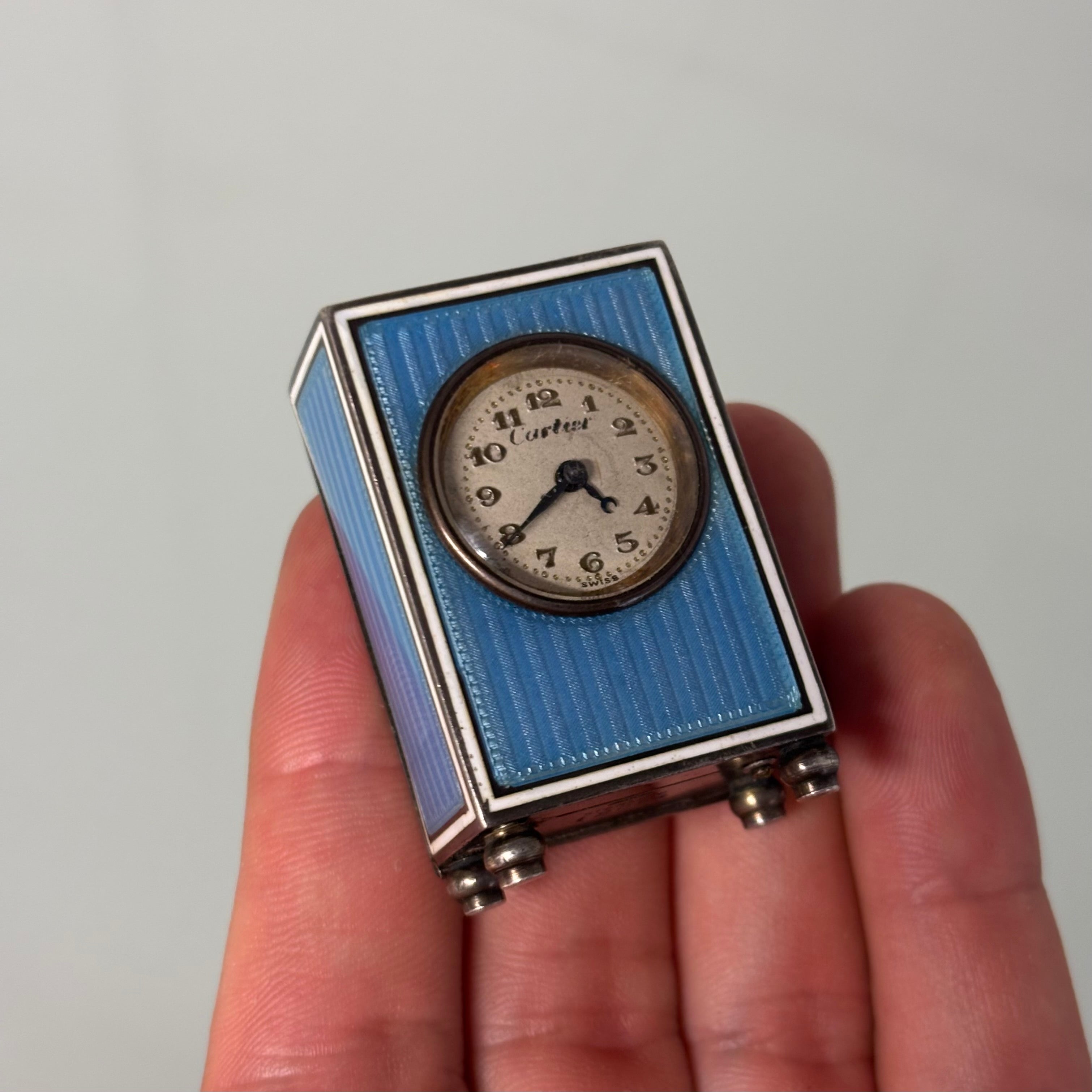 Cartier 1910s Miniature deskclock