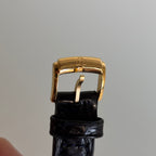 Baume & Mercier Lapis Dial Watch – Logo Case, 18K Gold