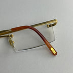 Cartier Love Rimless Glasses – Yellow Gold Plated Titanium