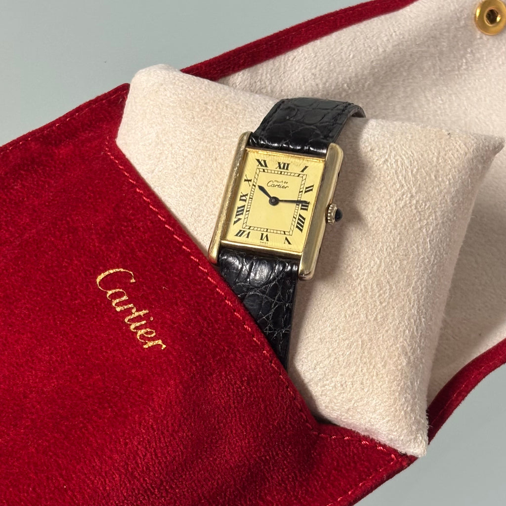 Cartier Tank GM with original strap & buckle