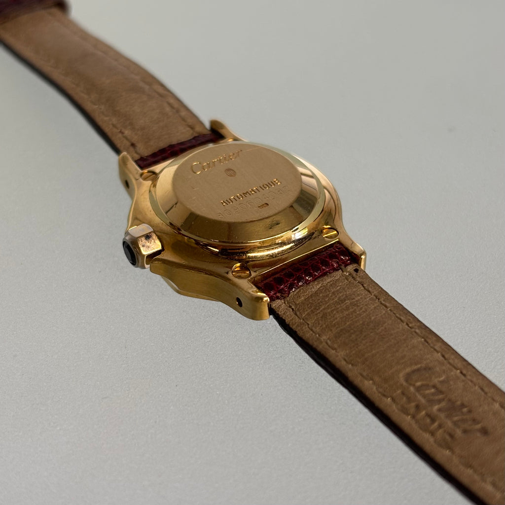 Cartier 18k Santos Octagon PM