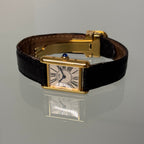 Cartier tank PM Opaline dial quartz