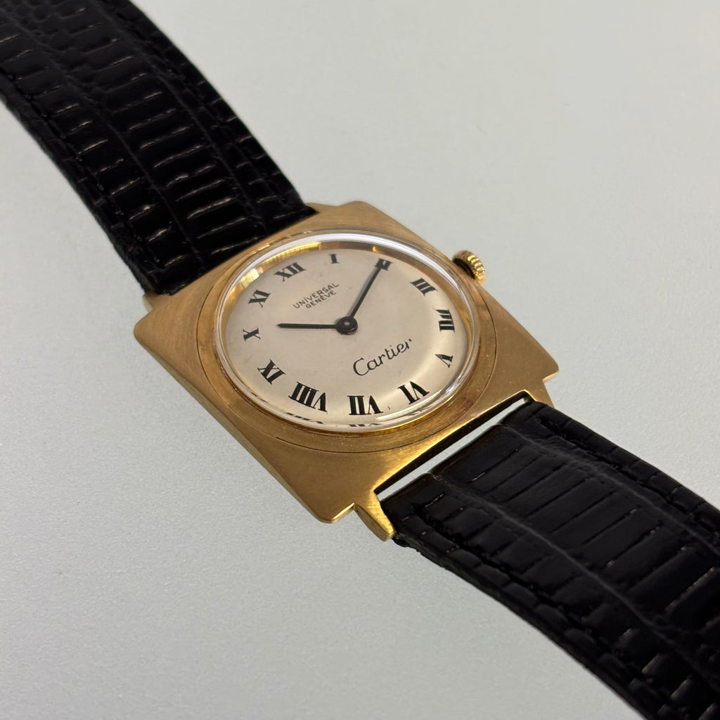 Universal Genève 18k Cartier signed