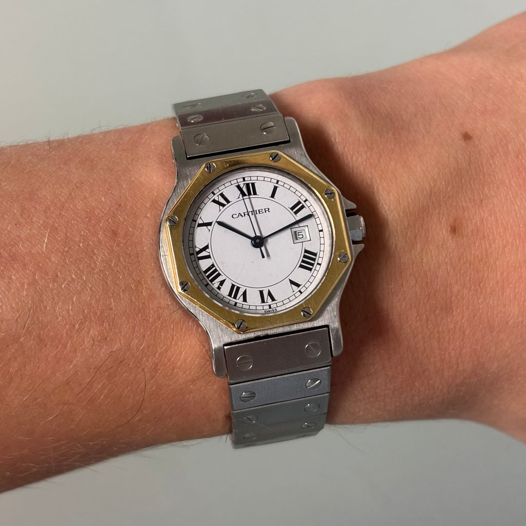 Cartier Santos Octagon GM with bracelet