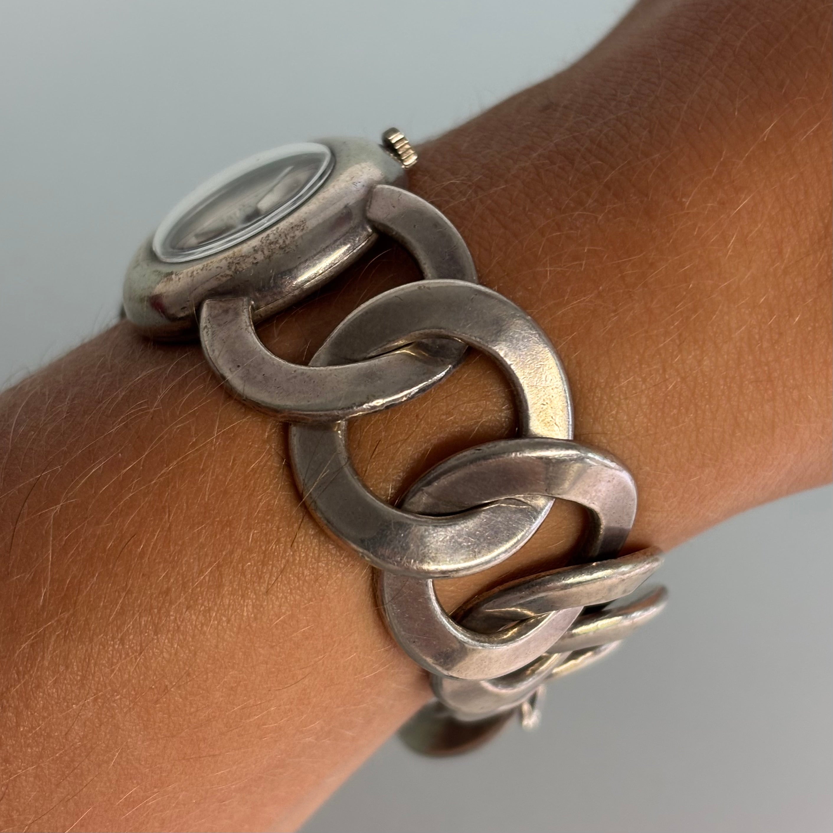Barthelay silver bracelet watch