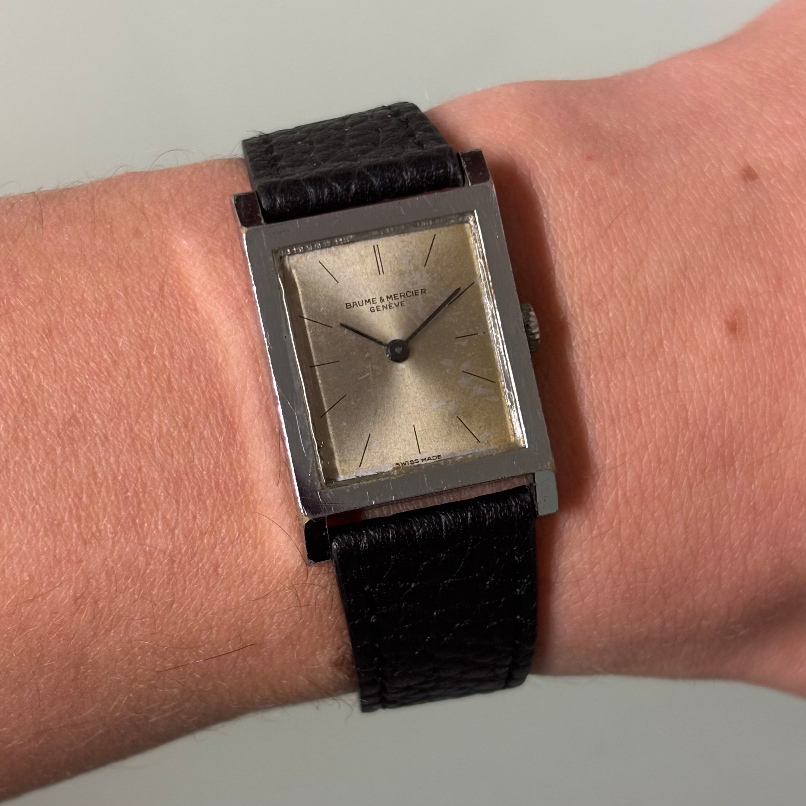 Baume & Mercier steel Tank