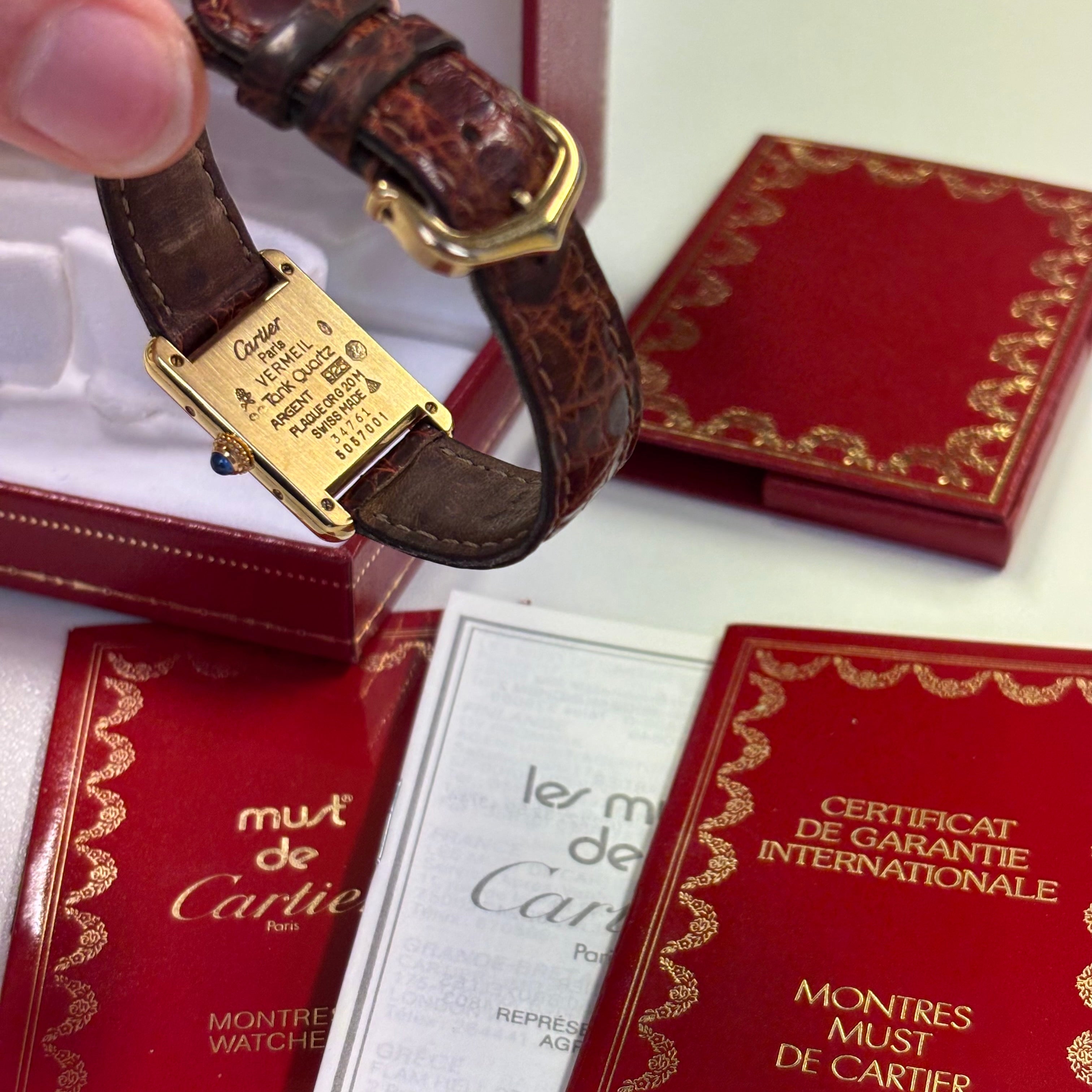 Cartier Tank PM complete Full Set