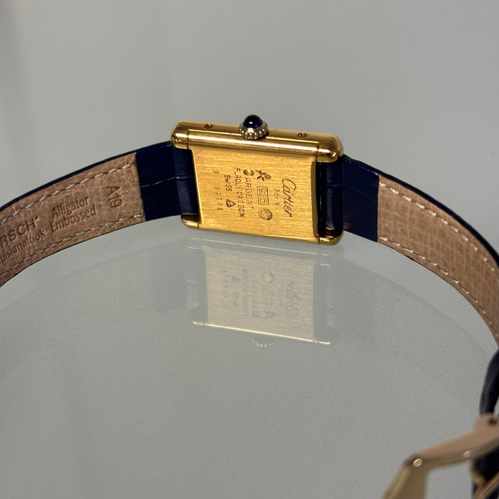 Cartier Tank PM Lapis spider dial