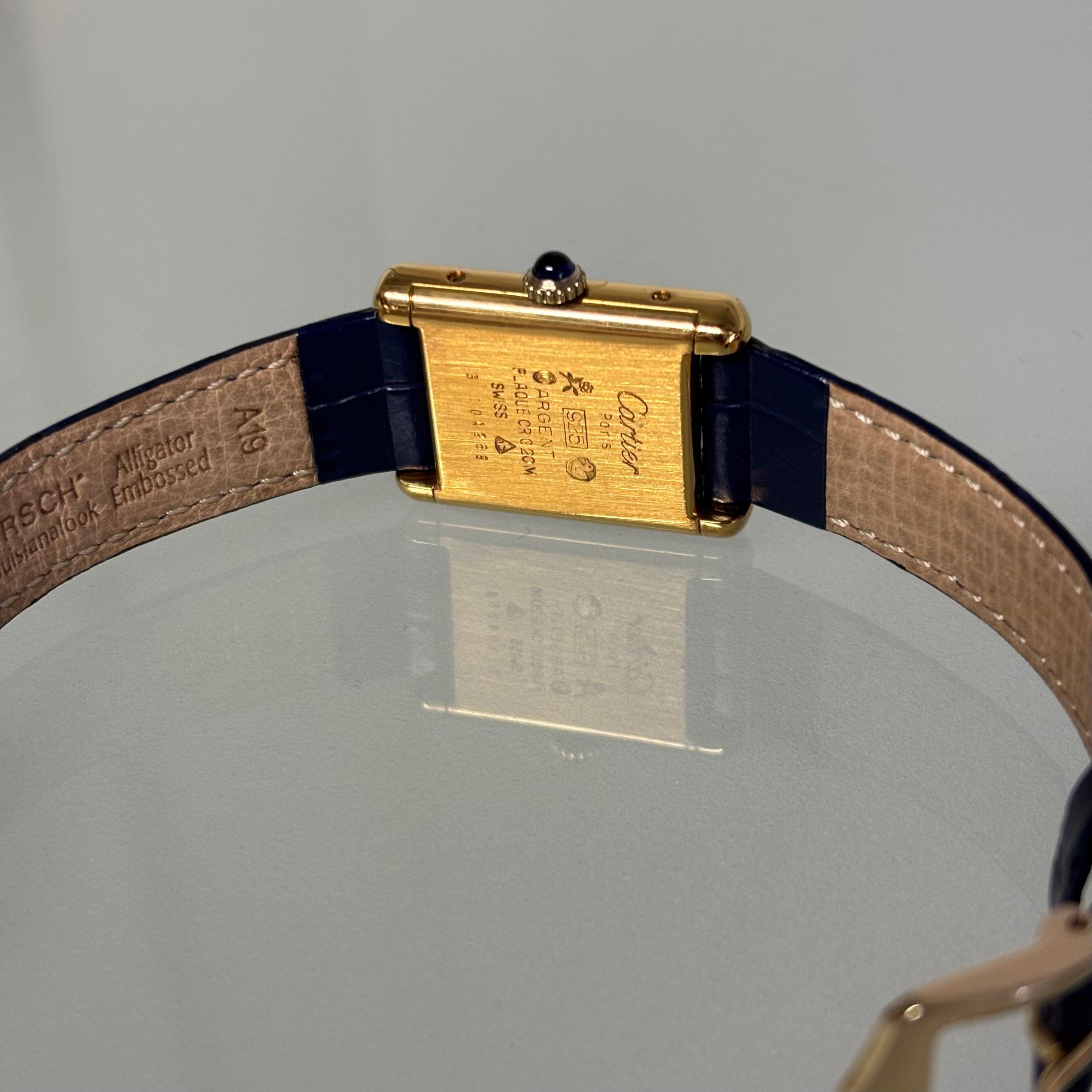 Cartier Tank PM Lapis spider dial