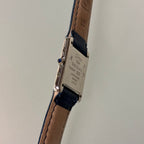 Cartier Tank PM blue Roman dial