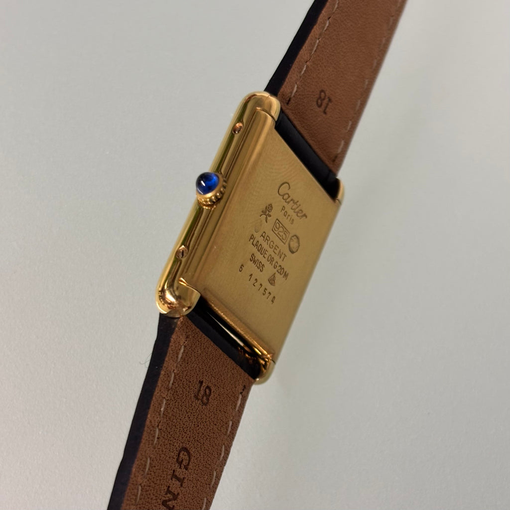 Must de Cartier Lemon dial GM hand wound