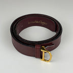 Les Must de Cartier Belt – Bordeaux Leather, Size 76–84 cm
