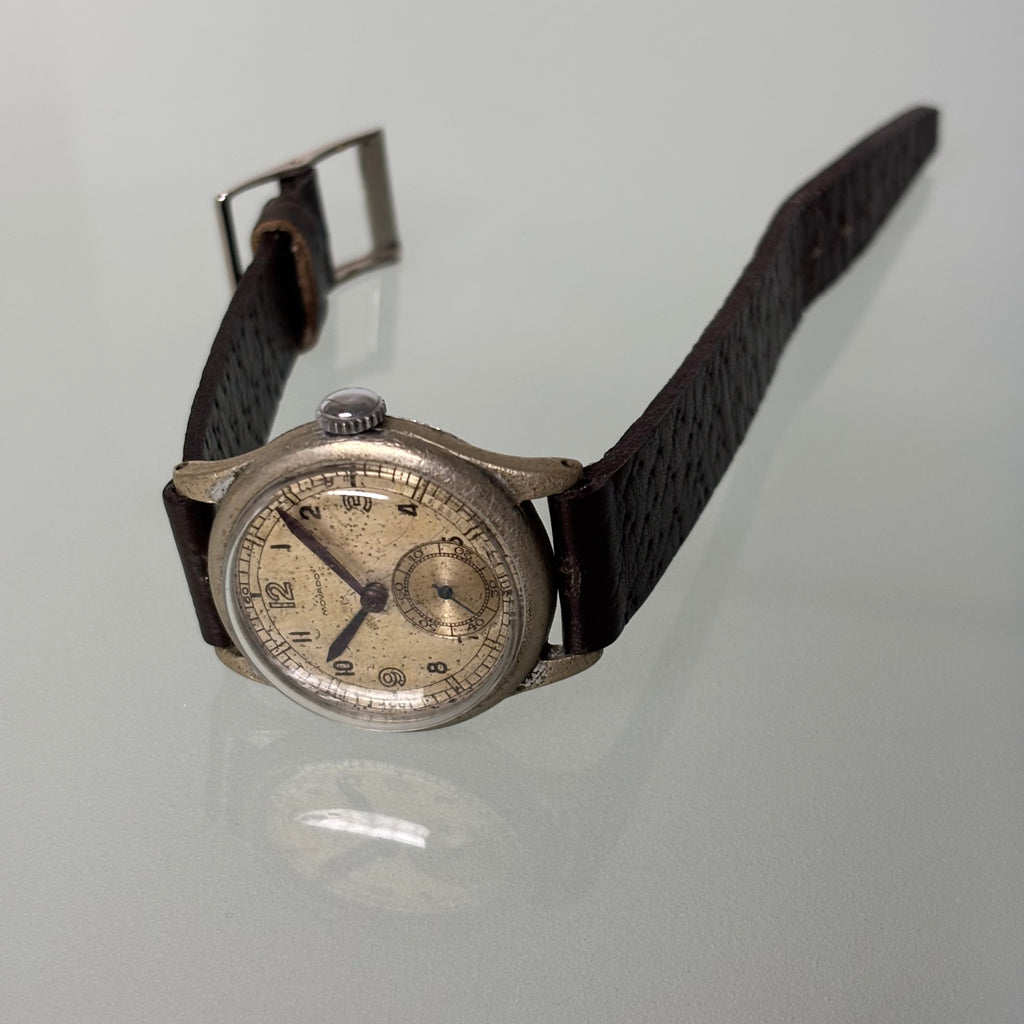 Movado Sector dial with purple hands