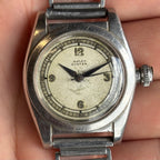 Rolex Bubbleback Flat Back – Sector Dial, 1930s Vintage