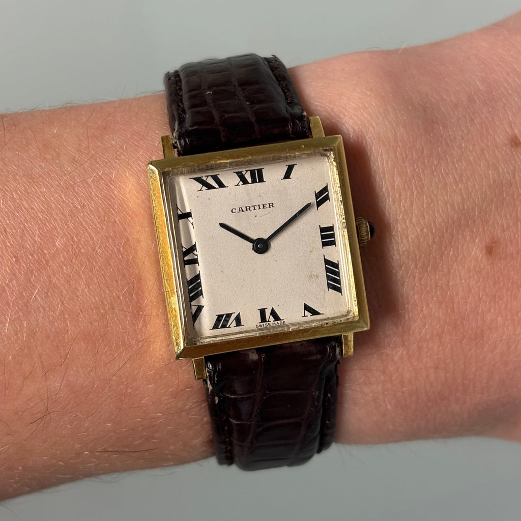 Cartier Bueche Girod 18k Square Tank