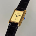 Must de Cartier Lemon dial GM hand wound