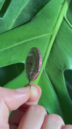 Cartier Factory Ruby Pocket Watch – 18K Gold Vintage Timepiece